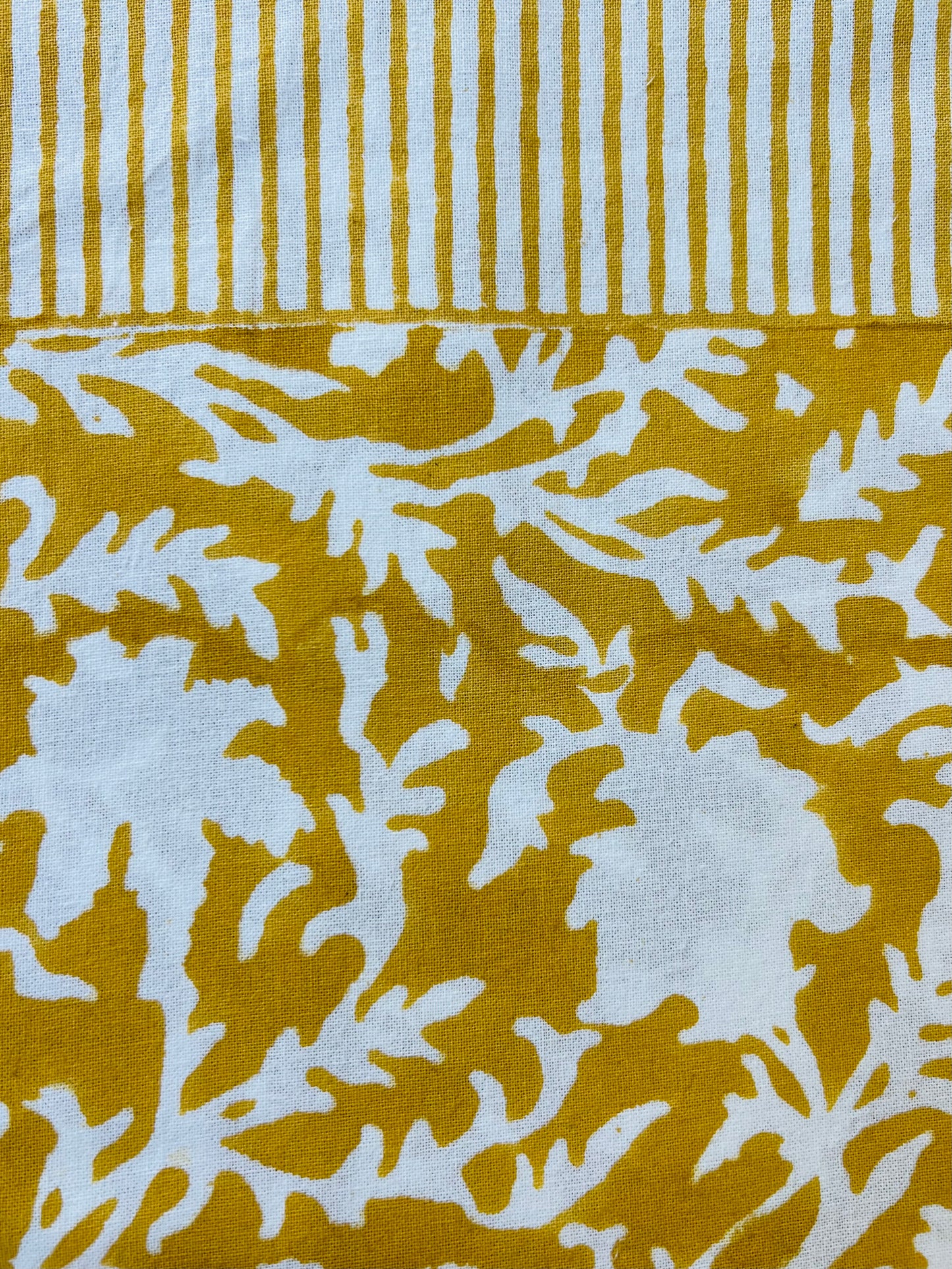 Pressed Florals Tablecloth in Marigold Yellow
