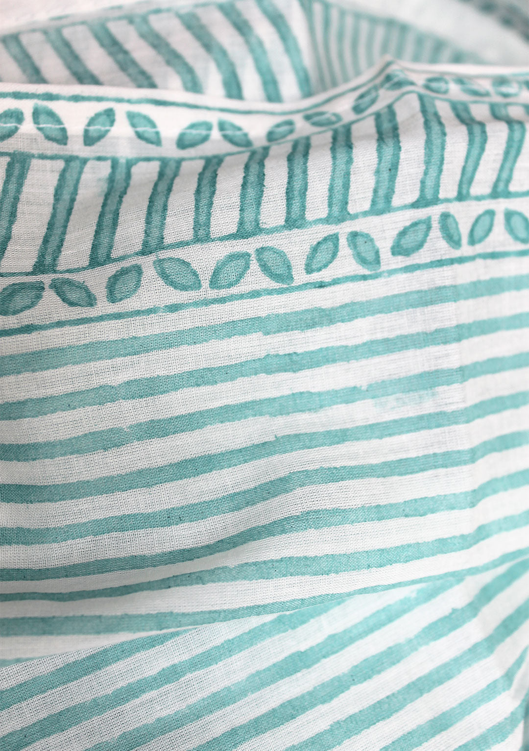 Positano Stripe Pareo in Sea Green
