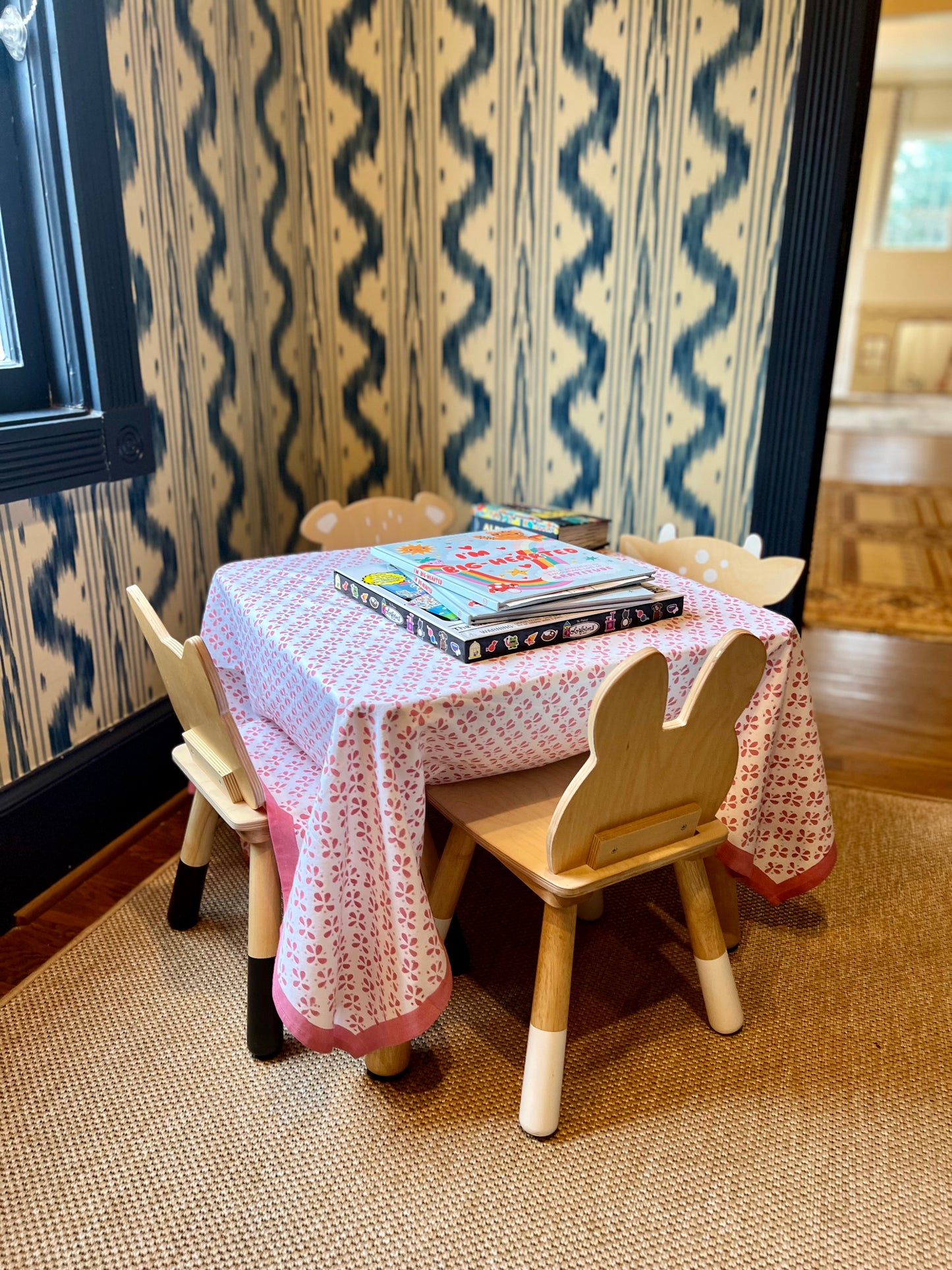Petals Children's Tablecloth in Lilac - 44" x 44"