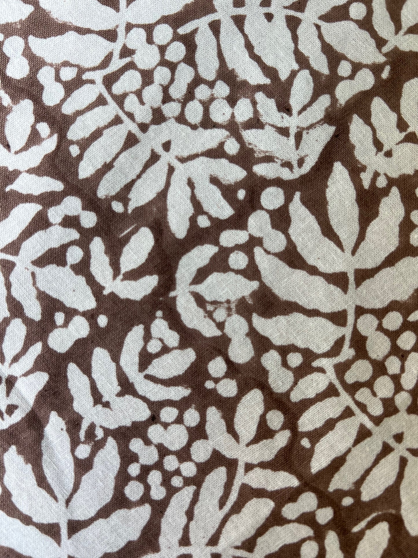 Gathered Garden Tablecloth in Saddle Brown