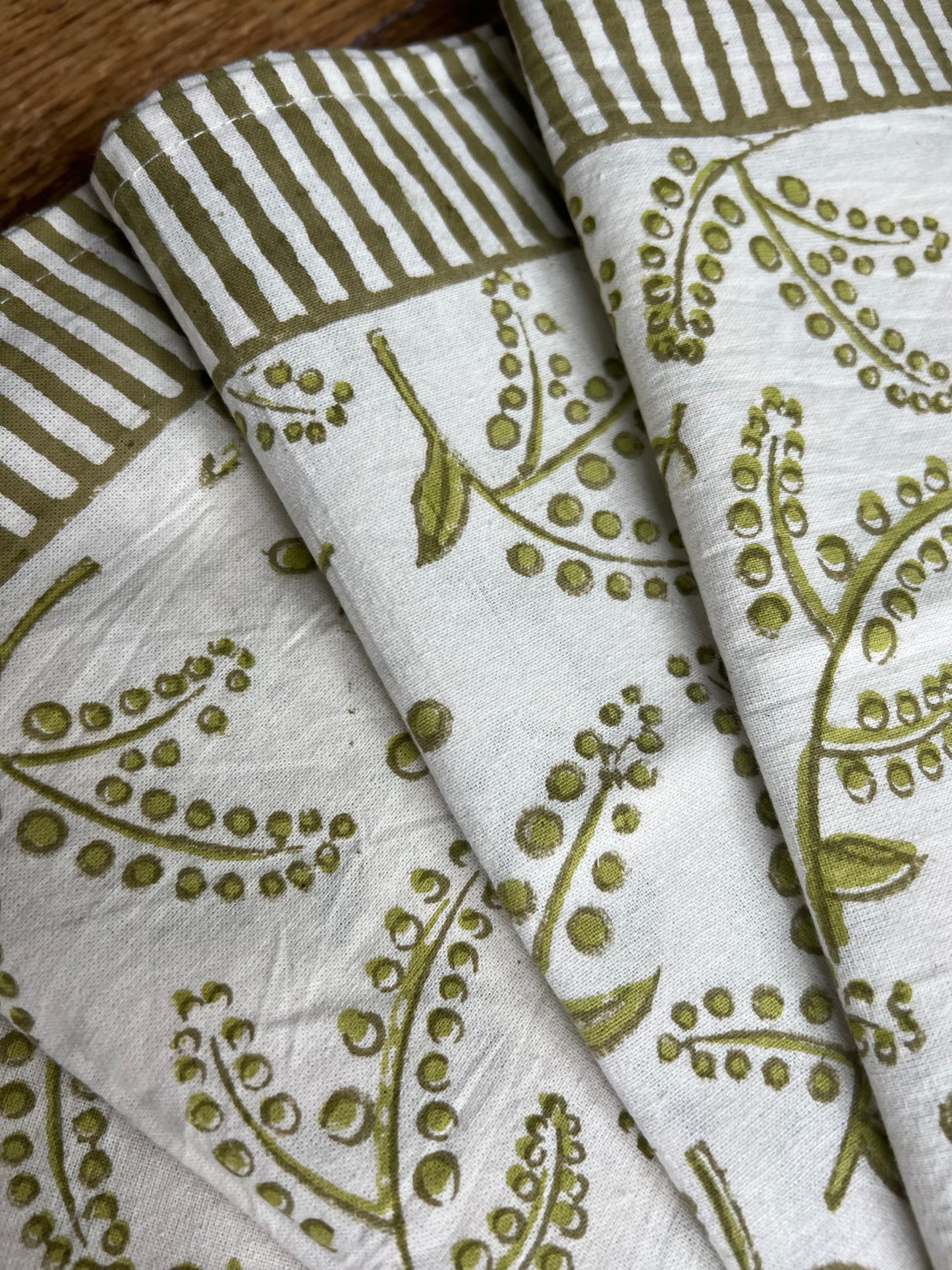 Moss Stems Napkins - Set of 4