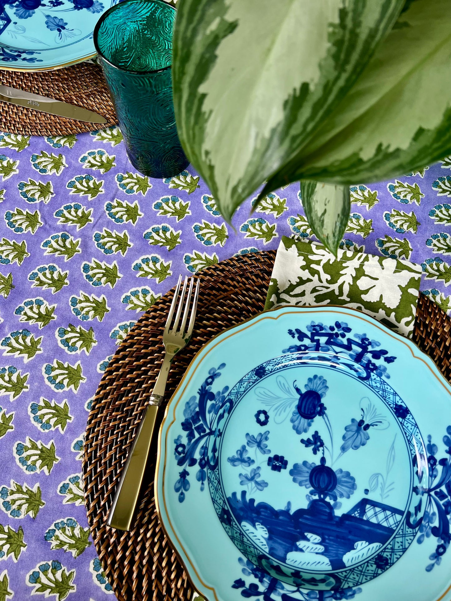 Triple Flower Tablecloth