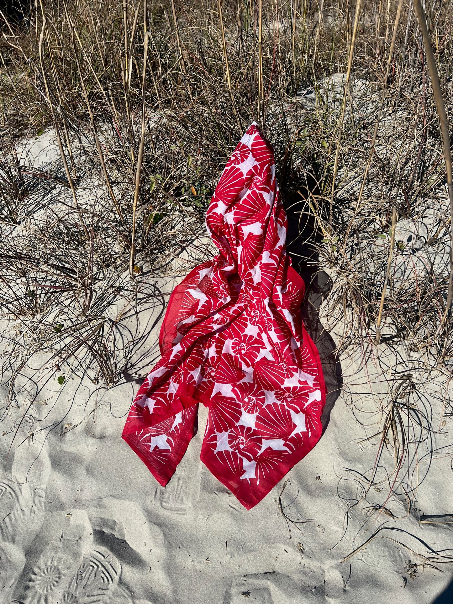 Harbour Shells Pareo in Red