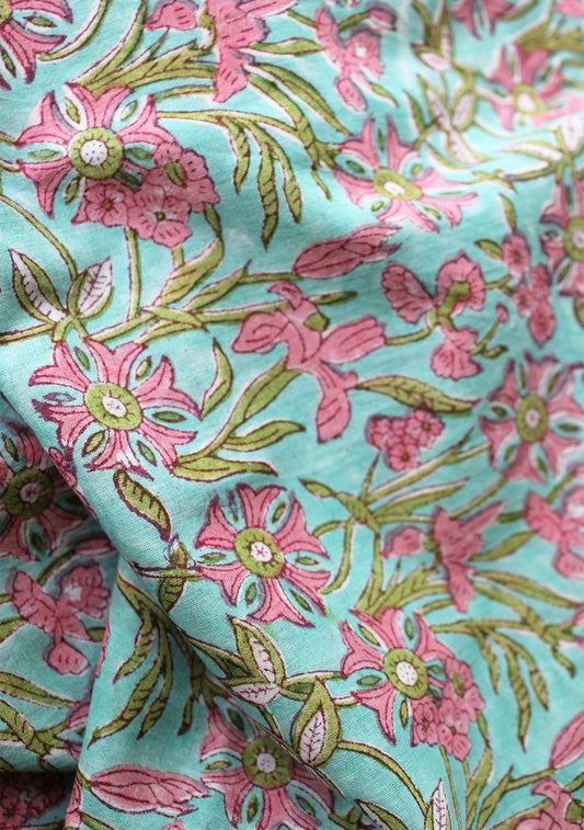 Pinwheel Pareo in Aqua